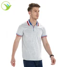 Customized Mens Black 100% Cotton Piqu Polo Shirt With Embroidered Person Logo