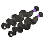 Human Hair Wave High Density Black Suitable Dying All Colors Human Hair Weaving Body Wave For Wholesale