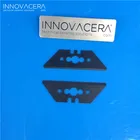 Color Zirconia White Zirconia Blades INNOVACERA Black Color Zro2 Zirconia Ceramic Razor Blades