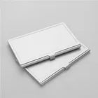 Blank Metal Credit ID Phone Card Holder Wallet Custom Sublimation Aluminum Business Card Case