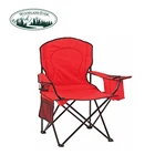 WoodlandEver Recreational Armrest Camping Folding Outdoor Picnic Chair for Fishing and Camping