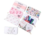 Cartoon Printing Small Wallet Wholesale Colorful Small Simple Pocket Design Printing Girl Pull Tab Wallet