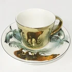 coffee porcelain mug ceramic printed italy set cups custom logo espresso tea cup