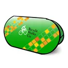 custom exhibition golf oval pop up banner pop up a frame