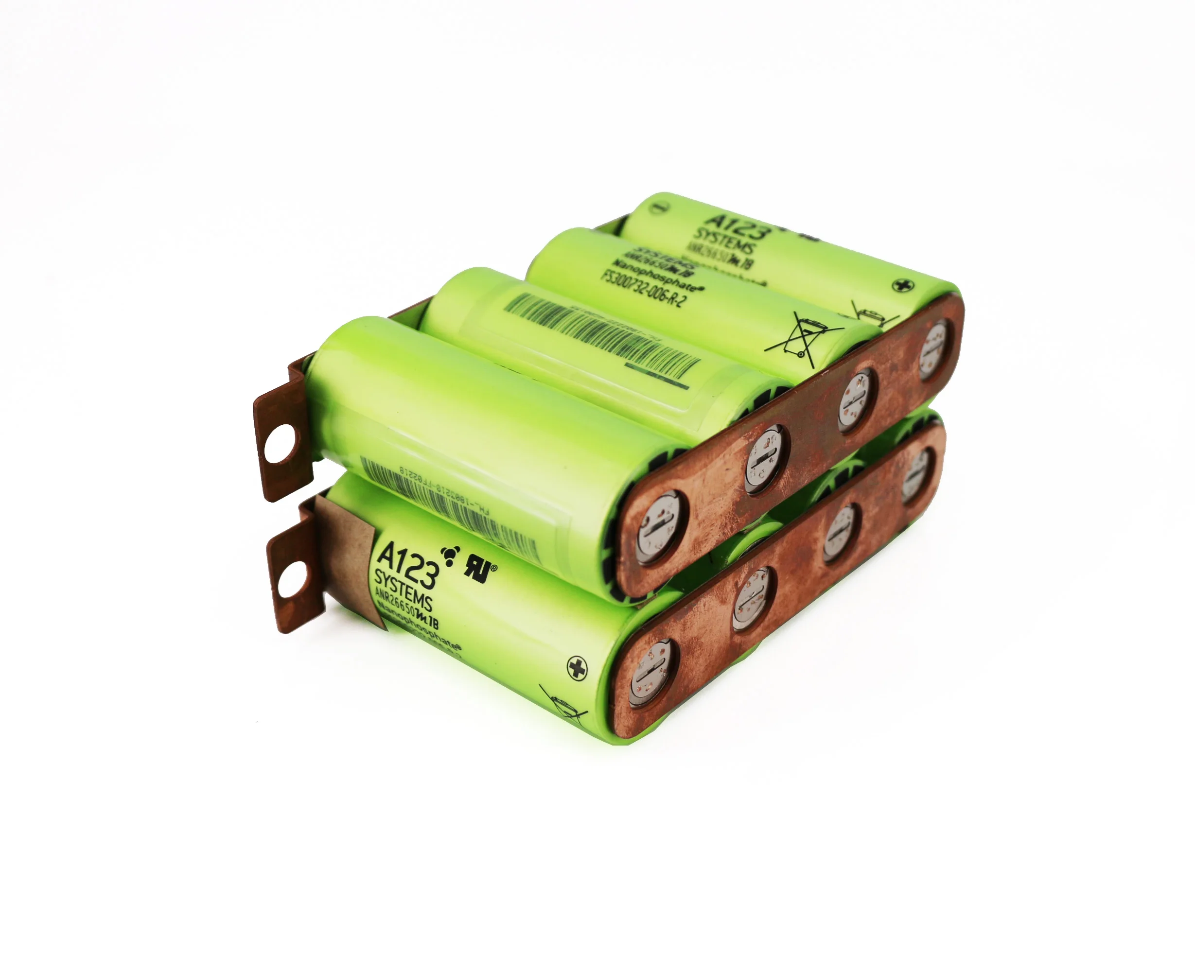 High Power Anr26650m1b A123 26650 4s2p 13 2v 5000mah 140a 200a Lifepo4