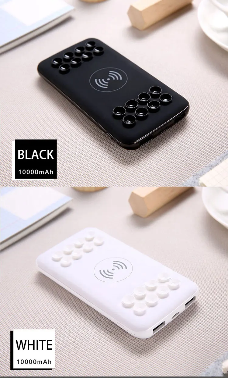 Power Bank 10000mAh Wireless Charging Treasure Suction Style Light Portable Mobile Phone Wireless Charger External Battery Pack - ANKUX.COM