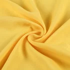 Shaoxing factory yellow color plain viscose fabric per meter for sleepwear