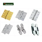 Hot sale custom Square axis heavy duty brass door hinges
