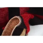 Check Factory Cheap Plaid Cashmere Merino Wool Women Shawl Tartan Scarf