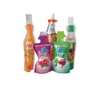 food grade plastic spout pouch for liquid beverage filled by manual or machine