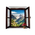3D Effect Creative Design Colorful Printing Removable Wall Sticker