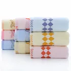 Towel Cotton Good Morning Letter Printed Towel Face Towel