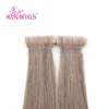 K.S WIGS 24 Inch Skin Weft Tape Remi Hair Extens Russian Tape In Hair Hand Tie Tape Hair