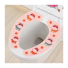 custom pattern comfortable paste type toilet seat cushion