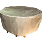 protective garden furniture cover waterproof outdoor design table cover custom plastic round table cover