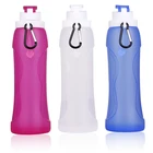 500ML Folding Adjustable Collapsible Silicone Water Bottle