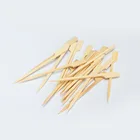 Customized logo teppo bamboo sticks paddle skewers for cooking