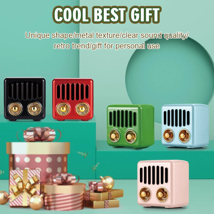 Birthday gift China manufacturer fm portable radio abs material lightweight home radio