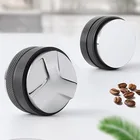 Coffee Non-Slip Espresso Handle Press Coffee Bean Powder Stainless Steel Flat Base Macaron Coffee Tamper