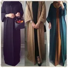 EGMS167 Long muslim women party evening dress
