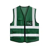 Custom cheap first aid workwear reflective strip safety sleeveless vest
