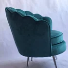 Furniture Modern Deisgn Single Seat Velvet Arm Chair Living Furniture