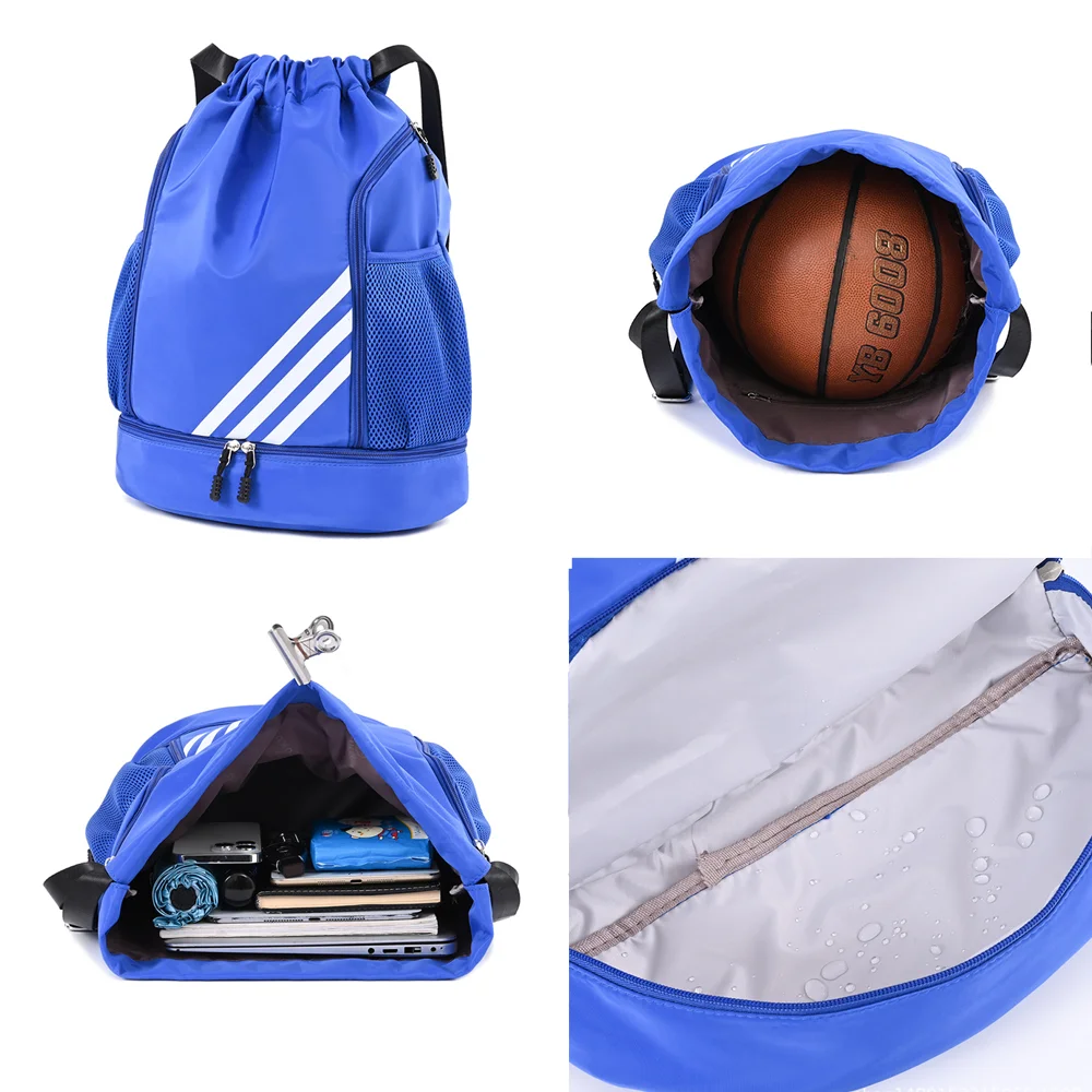 Custom gym draw string sport portable nylon oxford drawstring bag with logo Custom gym draw string sport portable nylon oxford drawstring bag with logo
