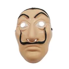 Cosplay Spain Salvador Dali Mask Halloween Party Funny Costume Masks Paper Money House la casa de papel Dali Plastic Mask