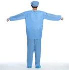 Uniform Uniforms Factory Uniforms Medical Protection Scrubs Nursing Uniform 45gsm Sms Isolation Suit Hospital Uniforms