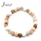 Fashionable Woman Beads Accessories Jewelry Simple Style Elastic Bead Bracelet Natural Stone