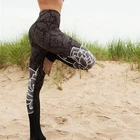 Hot Custom Print High waist sexy sports fitness & gym workout tight yoga pants apparel stretch leggings for woman