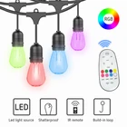 String Outdoors String Lights 48FT RGB LED String Lights Waterproof With Commercial Grade Patio Light