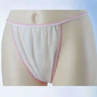 Disposable non-woven G-string Thongs, female underwear bikinis