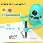 2020 Quincy Hot Online STEM Educational Electronic Drawing English & Math Learning Funny Robot Toy for 8 years old kid