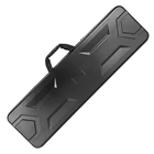 black hard plastic anti theft waterproof safety tool case flight case road case with lock