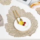 Table Mats Dinning Table Mats Wedding Dinning Table Mats Placemats Washable Vintage Gold Leaf Gold Placemat