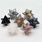 Crystal White Crystal Natural Crystal Quartz White Stone Six-Pointed Star