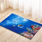 Florpal Absorbent Customized non slip LOGO mat Printed bath Rectangular foot mat
