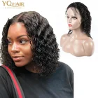Wig Indian Hair Deep Wave Women Wholesale Virgin Indian Hair 8-30 Inch Long Deep Wave Full Lace Wig for Black Women