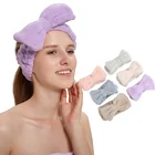 Microfiber Coral fleece Makeup Headband Non-slip Yoga Exercise Soft Hair Band Towel