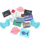 Fashion Leather Patch Labels Embossed Jeans Leather Label