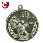 Custom Made Hard Enamel Commemorative Carnival Brass Army Antique 3D Blanks Medal