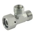 Degree Tee Bsp Male 60 Degree Seat Female Swivel Run Tee Tube Fitting Connector