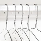 Cheap Clothes Clothes100000pcs YC Cheap Wholesale Silver Powder Coated Laundry Clothes Hanger 16"