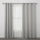 Yongshun 2019 top sale linen look restaurant hotel lobby curtain