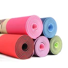 Yoga Tpe Mat High Quality 6mm Thickness Double Color Customized TPE Yoga Mat