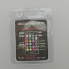 12v 194 168 501 W5W 12SMD 5050 Automobile led lamp Remote control multi colors T10 RGB car led light
