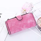 High Quality PU Leather Card Holder Zipper Coin Purse Wallet For Lady
