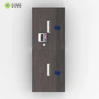 Glass Design TT 8 person fashionable executive office desk conference table