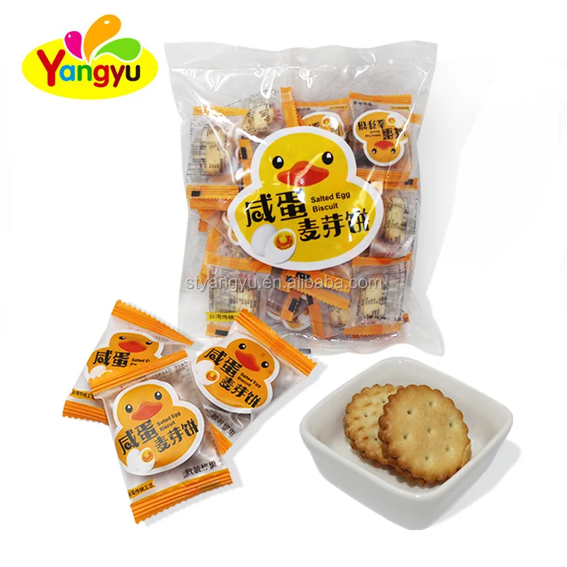 China High Quality Salted Egg Malt Biscuits